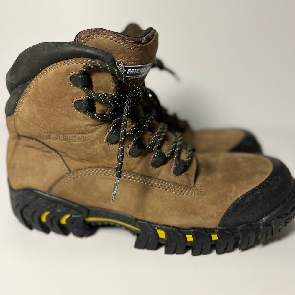 Michelin® MEN'S WATERPROOF BOOTS PILOT EXALTO 9.5 Med BROWN 23396L XPX861 - Picture 5 of 12